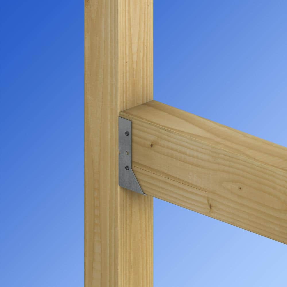 Simpson Strong-Tie HUC ZMAX 4 in. x 6 in. Galvanized Face-Mount Concealed-Flange Joist Hanger (3)