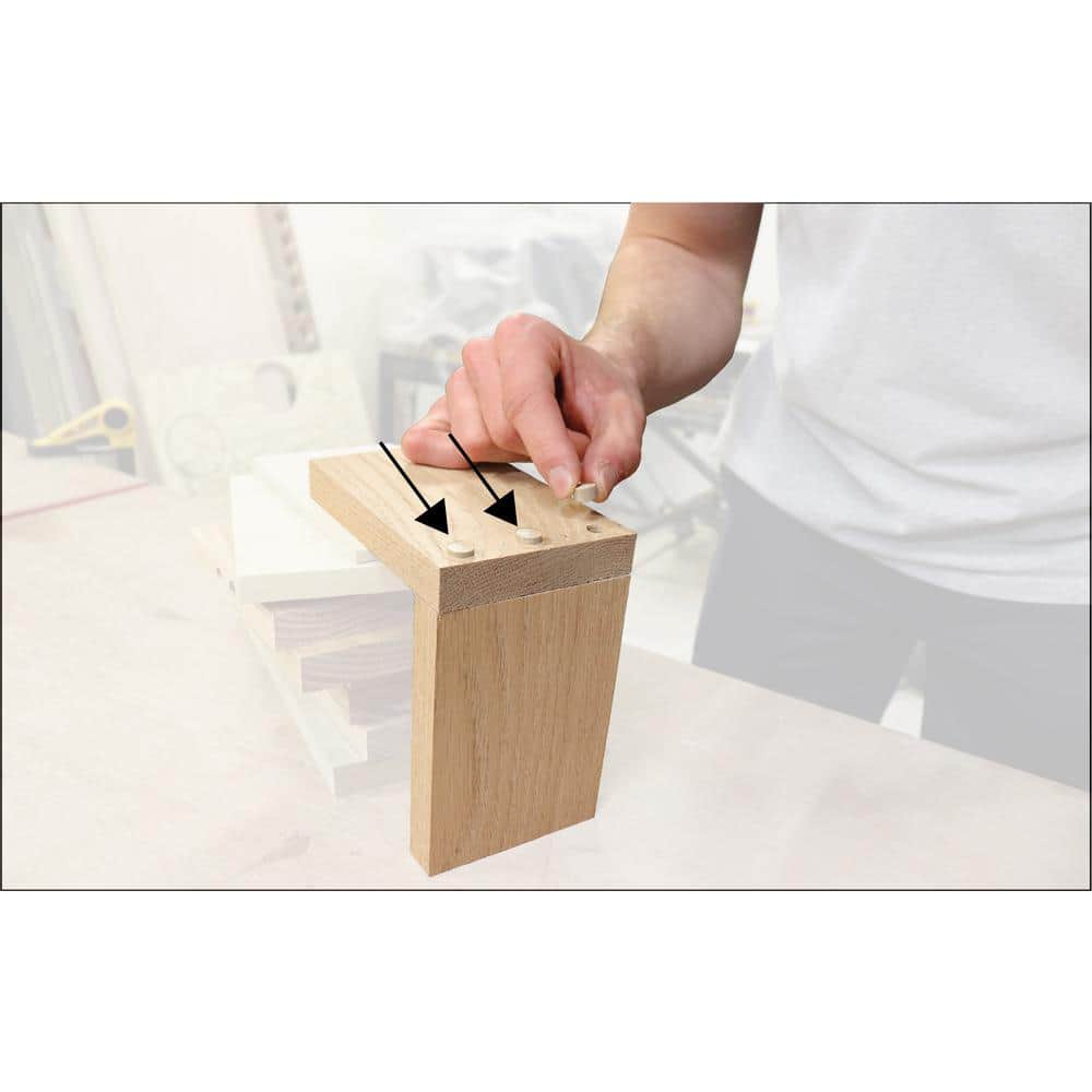 Milescraft Wood Plug Kit - Assorted Birch Plugs and Buttons (300 pieces kit) (3)