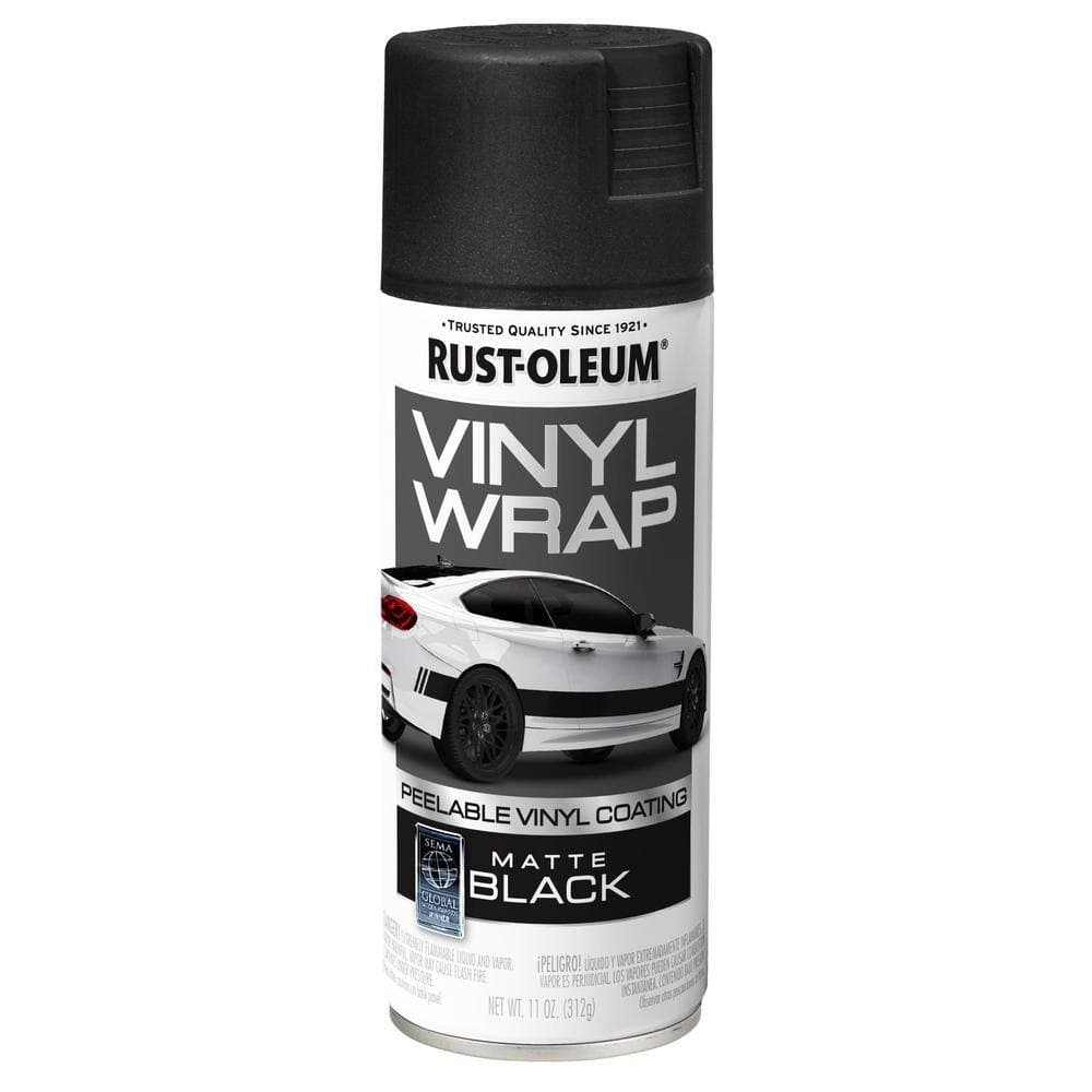 Rust-Oleum Automotive 11 oz. Vinyl Wrap Matte Peelable Coating Spray Paint (Case of) (2)