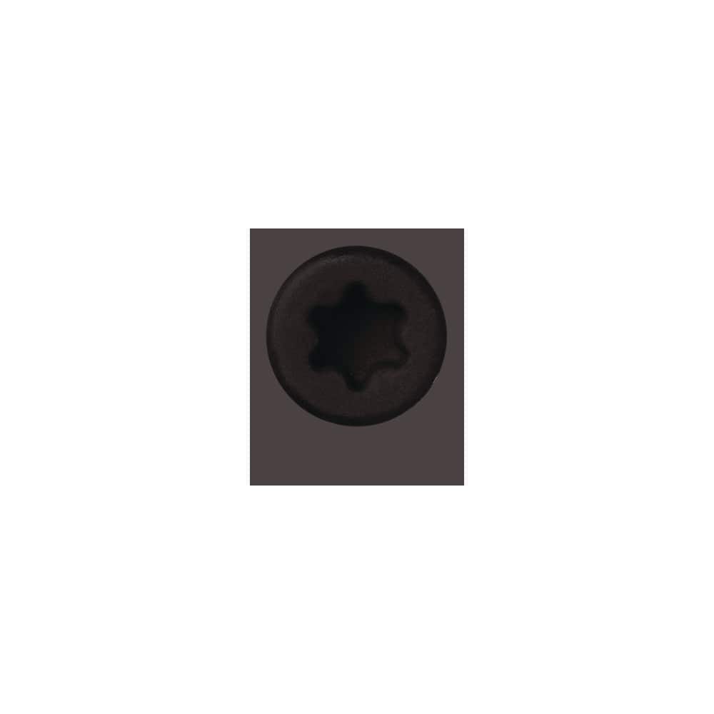 NewTechWood 1-Pack #10 x 2-3/4 in. Indian Ebony Epoxy Color Match Torx Flat Head Composite Deck Screws (1.28 lbs. 100-Pieces) (3)