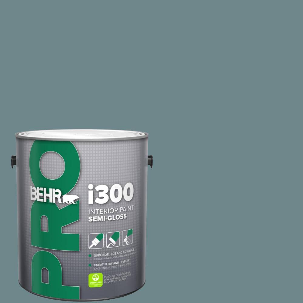 BEHR PRO 1 gal. #MQ6-03 Winter In Paris Semi-Gloss Interior Paint