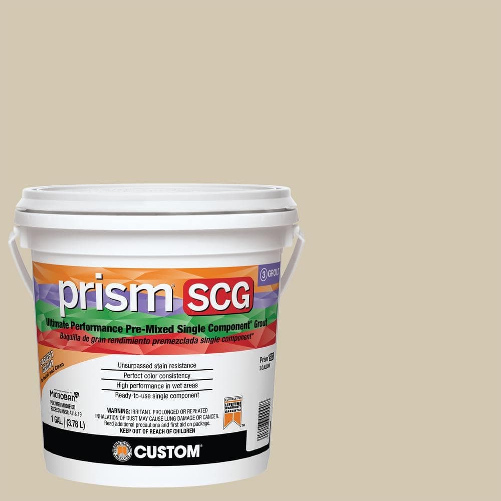 Custom Building Products Prism SCG #382 Bone 1 gal. Ultimate Performance Pre-Mixed Single Component Grout (2)