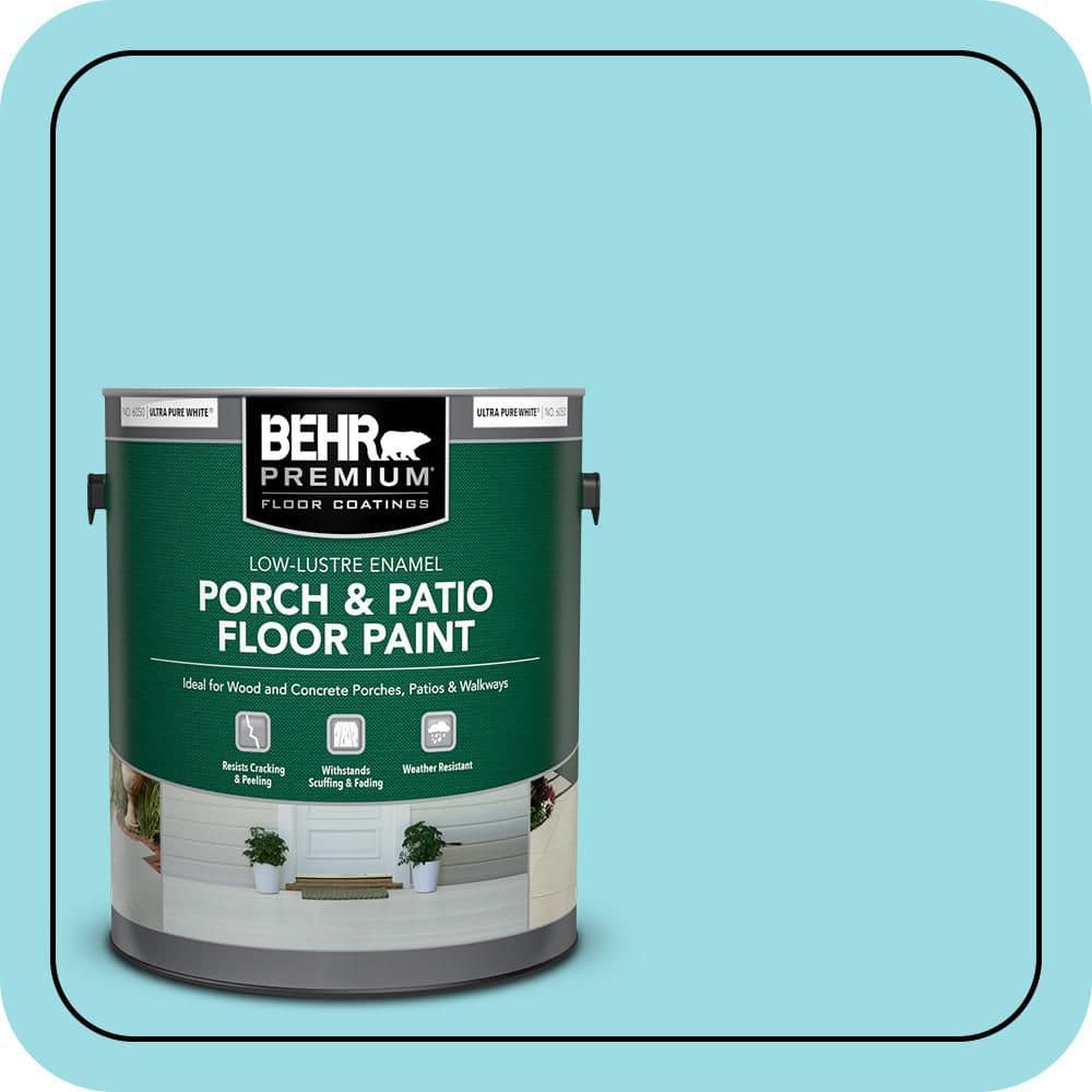 BEHR PREMIUM #P470-2 Low-Lustre Enamel Interior/Exterior Porch and Patio Floor Paint (1)