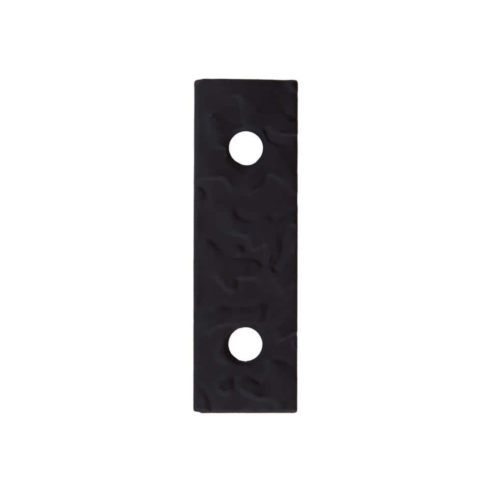 Everbilt (4-Pack) 2 in. Black Hammered Mending Plate