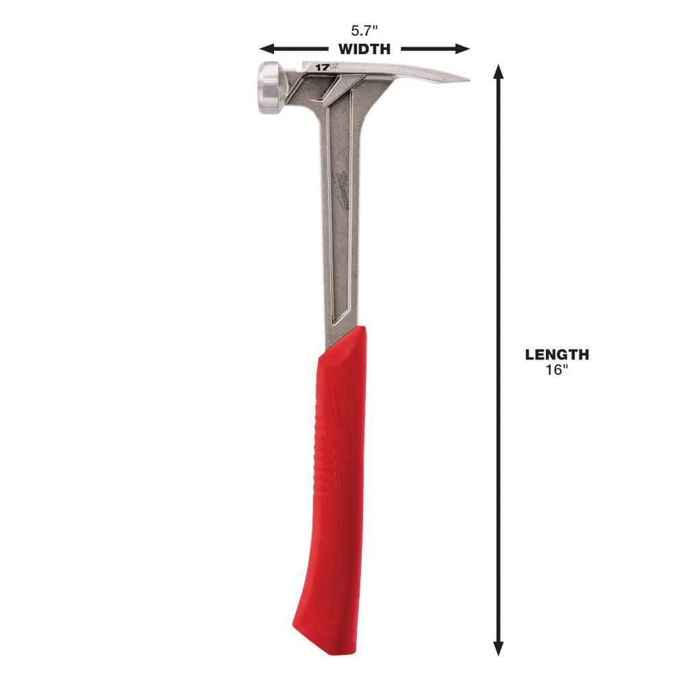 Milwaukee Face Framing Hammer with 12 in. Pry Bar (4)