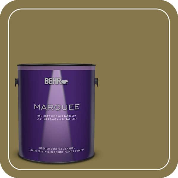 BEHR PREMIUM PLUS #M330-7 Green Tea Leaf Flat Low Odor & Primer (4)