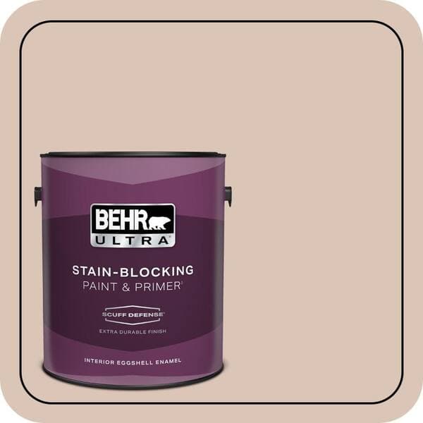 BEHR PREMIUM PLUS #ECC-55-1 Mission Stone Flat Low Odor & Primer (2)