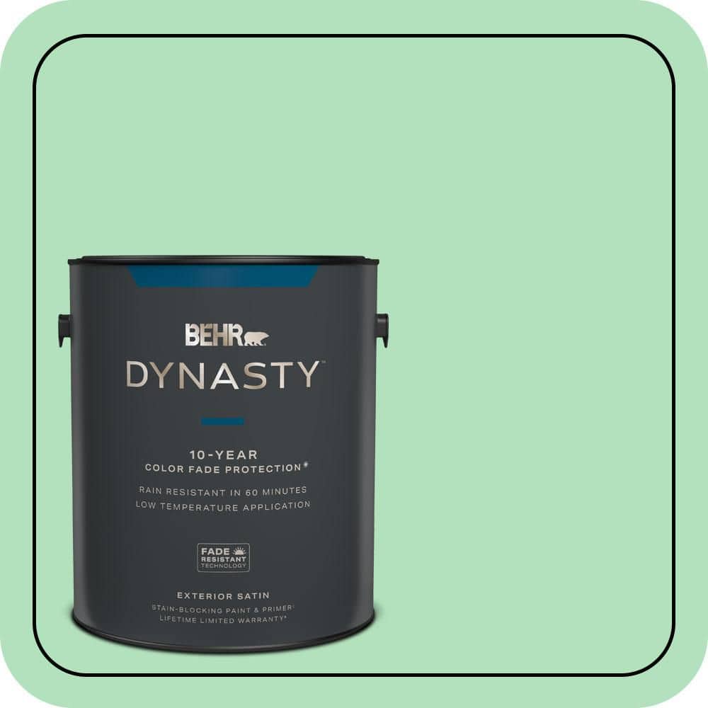 BEHR DYNASTY 1 gal. #P400-3 Folk Tale Satin Enamel Exterior Stain-Blocking Paint & Primer