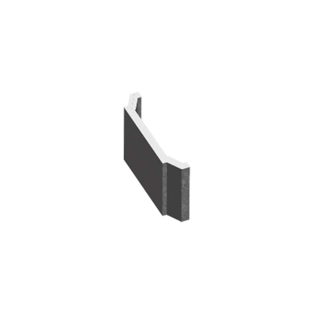 PEAK Modular Fencing 1/2 in. Matte Black Aluminum Spacers for An Outdoor Privacy Fence System (34-Pack) (2)