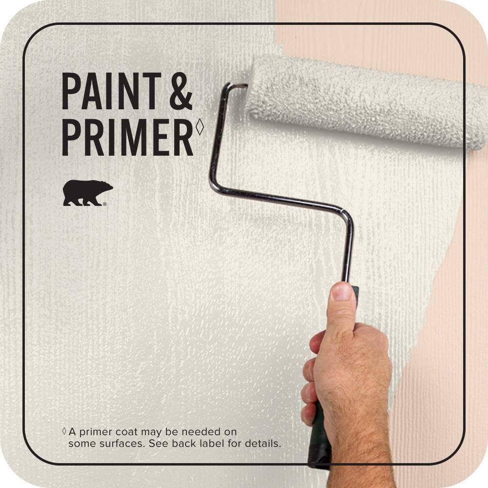BEHR PREMIUM PLUS 1 qt. Designer Collection #DC-012 White Stone Flat Exterior Paint & Primer (3)