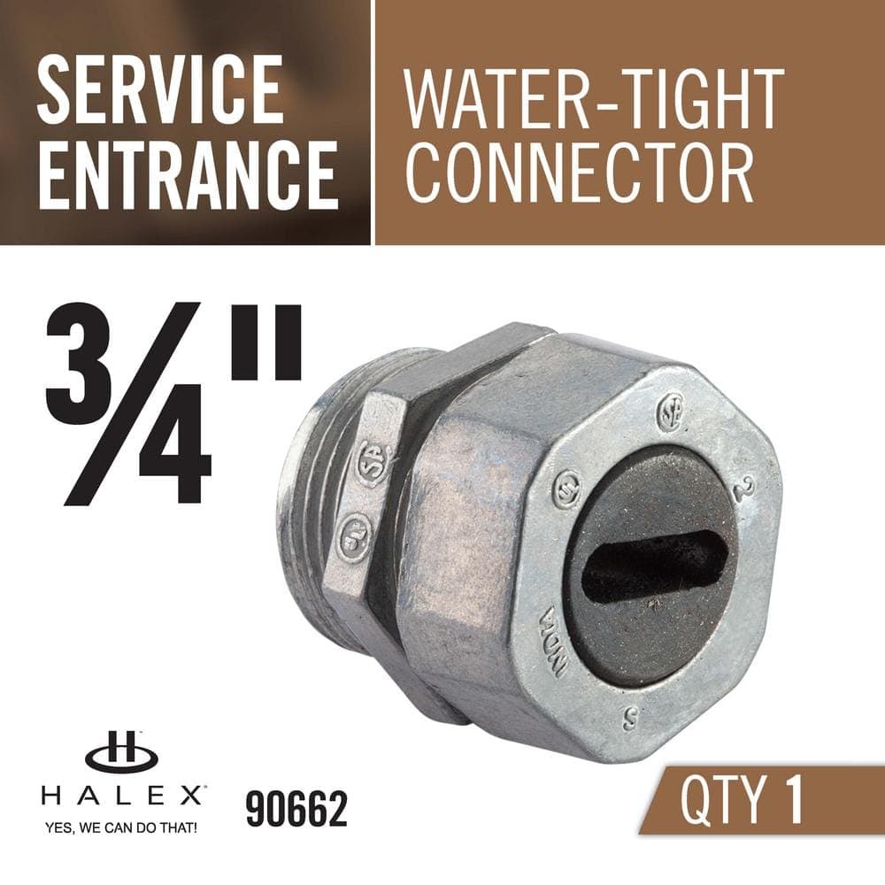 Halex 3/4 in. Service Entrance (SE) Water-Tight Uf Connector (2)