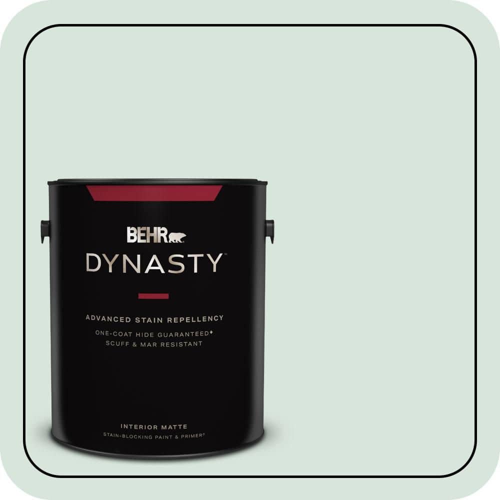 BEHR DYNASTY 1 gal. #S420-1 New Day Matte Interior Stain-Blocking Paint & Primer