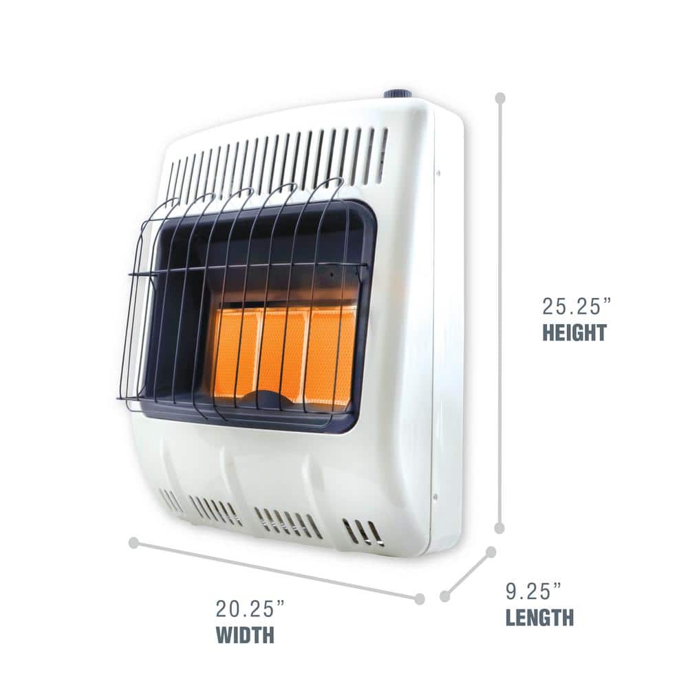 Mr. Heater 18,000 BTU Vent Free Radiant Propane Indoor Space Heater (3)