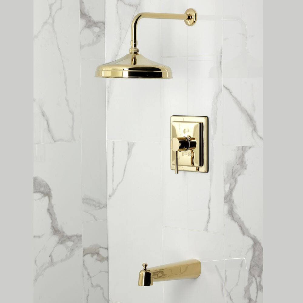 Kingston Brass Concord 1-Handle 1-Spray Tub and Shower Faucet 1.8 GPM in Polished Brass (2)