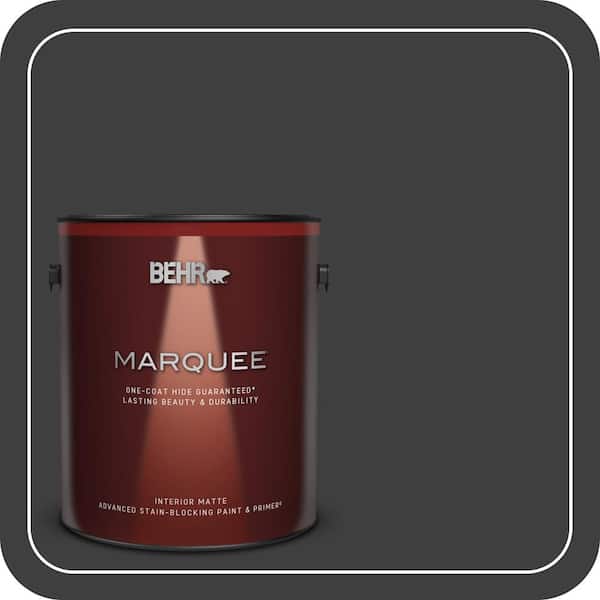 BEHR PREMIUM PLUS #770F-7 Beluga Enamel Interior/Exterior Paint & Primer Color Sample (4)