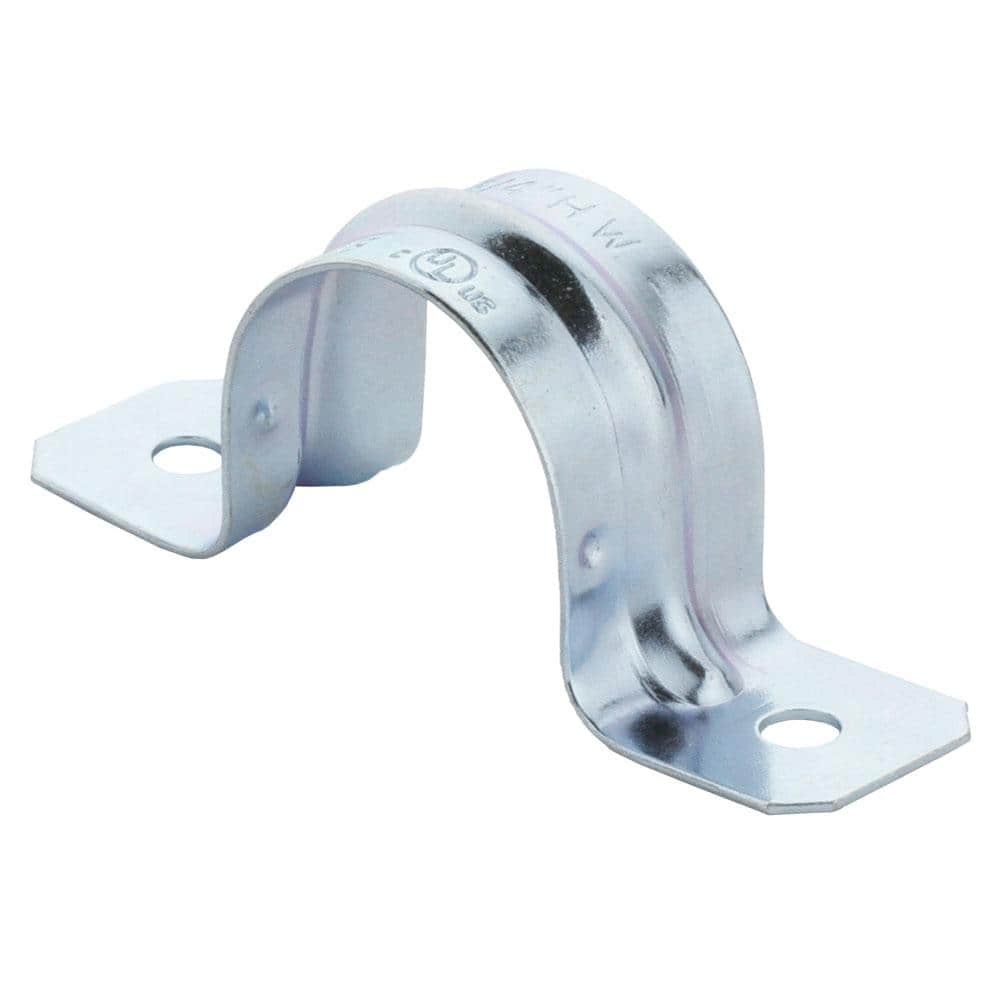 Commercial Electric 3/4 in. Rigid Metal Conduit (RMC) 2-Hole Strap (10-Pack) (2)