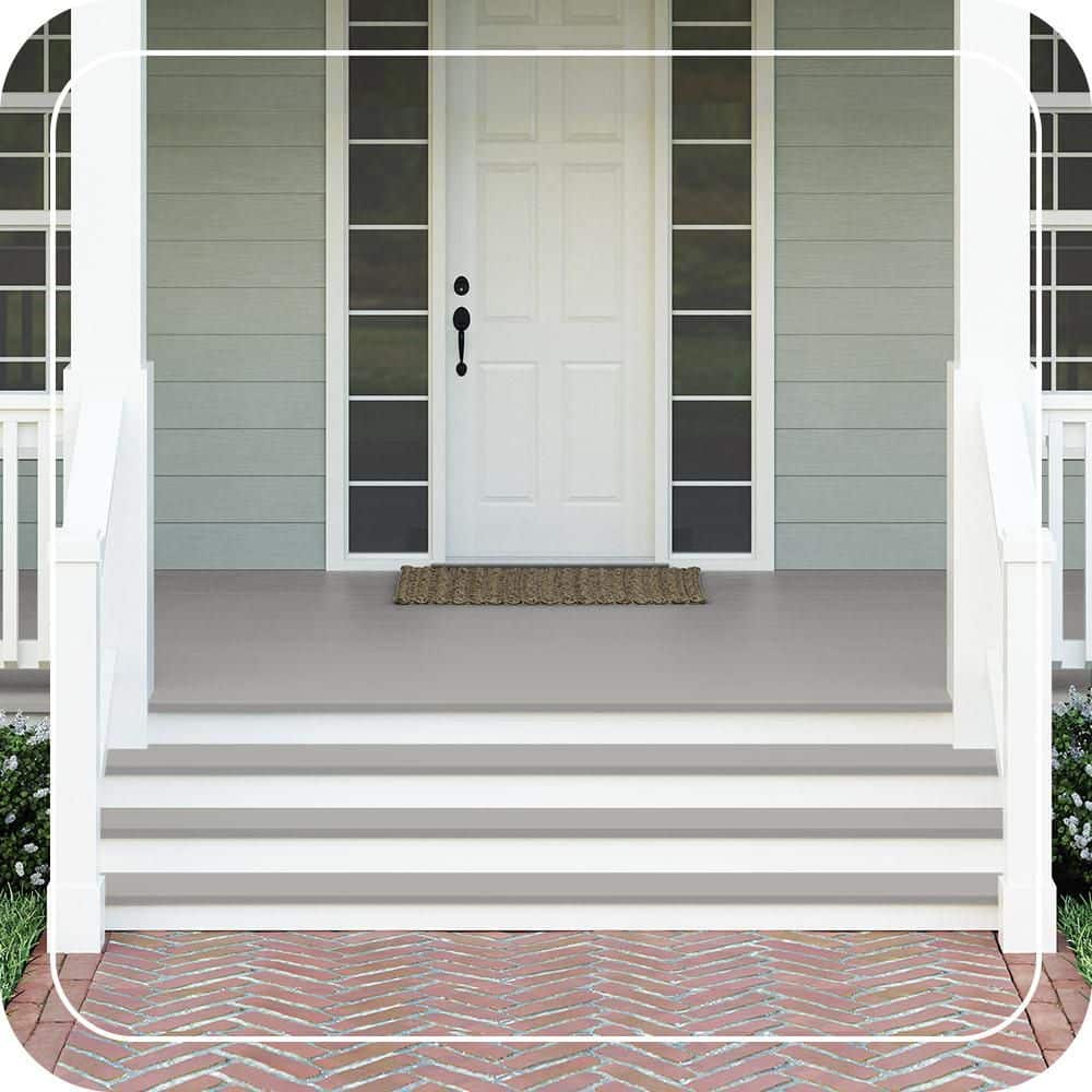 BEHR PREMIUM #BXC-25 Textured Low-Lustre Enamel Interior/Exterior Porch and Patio Anti-Slip Floor Paint (2)
