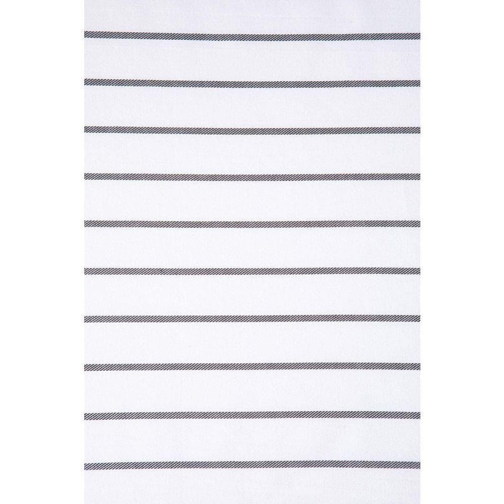 JFVKAF 72x72 in Fabric Shower Curtain White and Gray Striped Woven Farmhouse Boho Design for Bathroom (3)