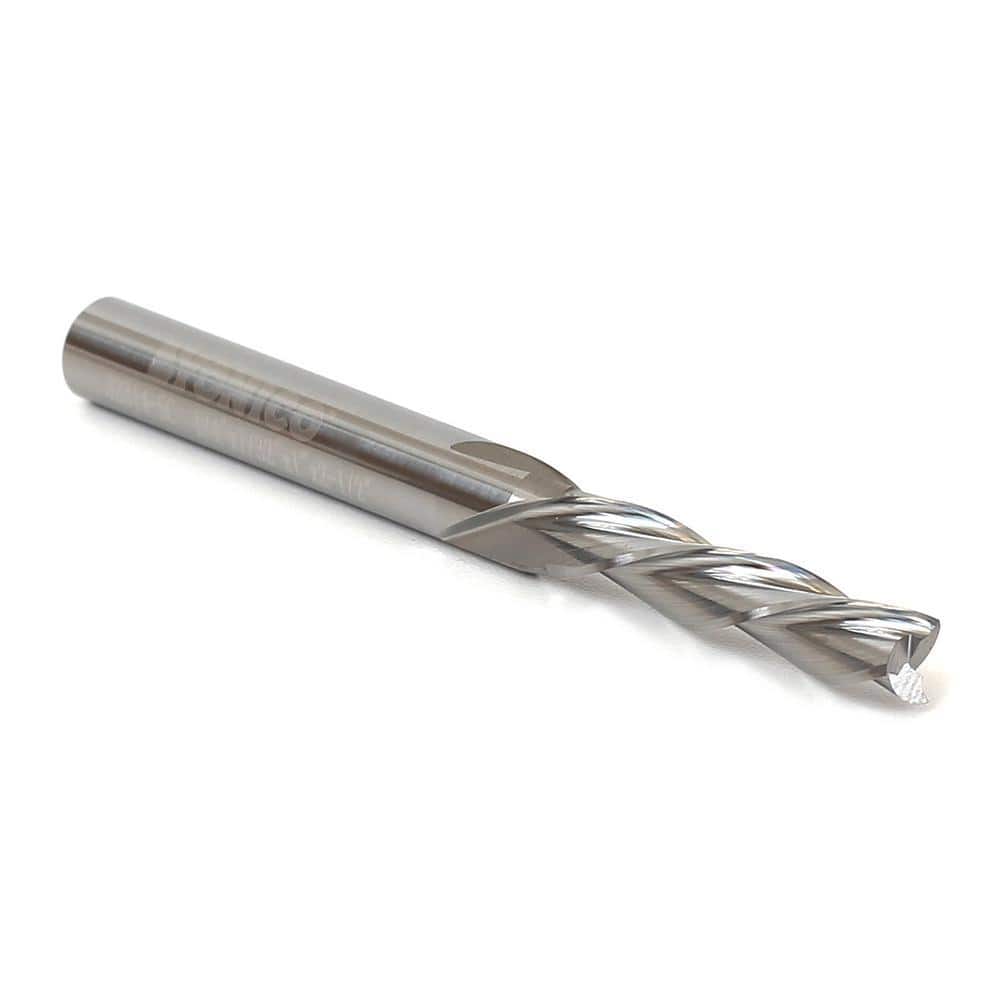 Yonico 3 Flute Downcut Spiral End Mill 7/32 in. Dia 1/4 in. Shank Solid Carbide CNC Router Bit
