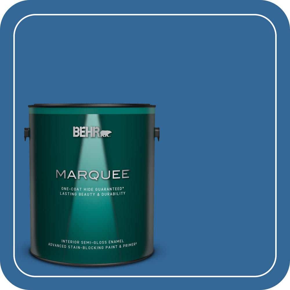 BEHR MARQUEE 1 gal. #580B-7 American Anthem Semi-Gloss Enamel Interior Paint & Primer