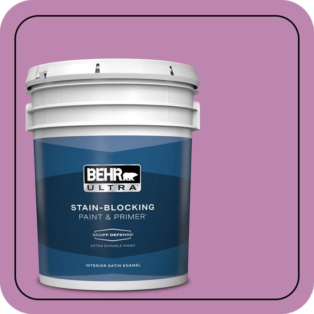 BEHR ULTRA 5 gal. #MQ4-60 Joie De Vivre Extra Durable Satin Enamel Interior Paint & Primer