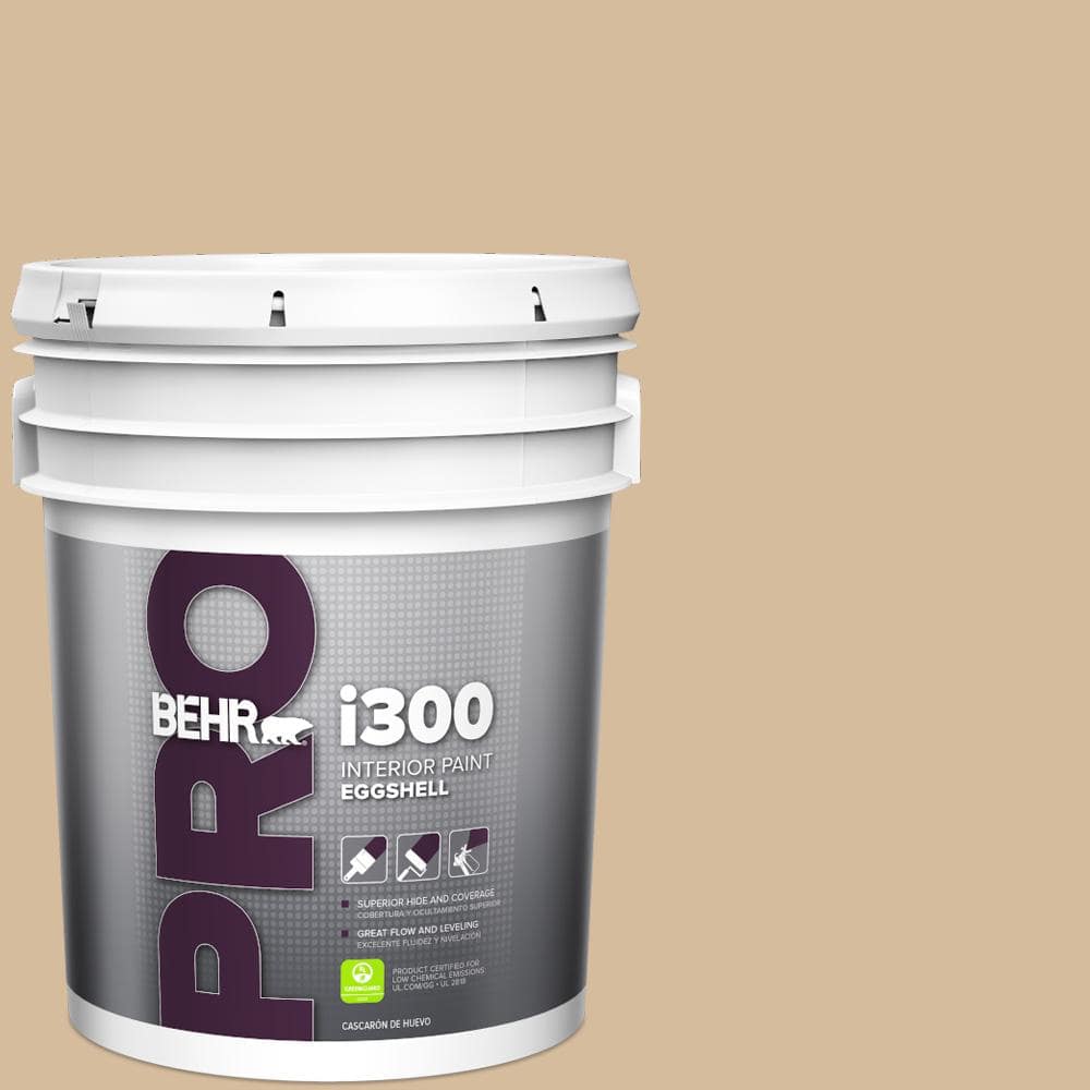 BEHR PRO 5 gal. #T18-06 Kombucha Eggshell Interior Paint