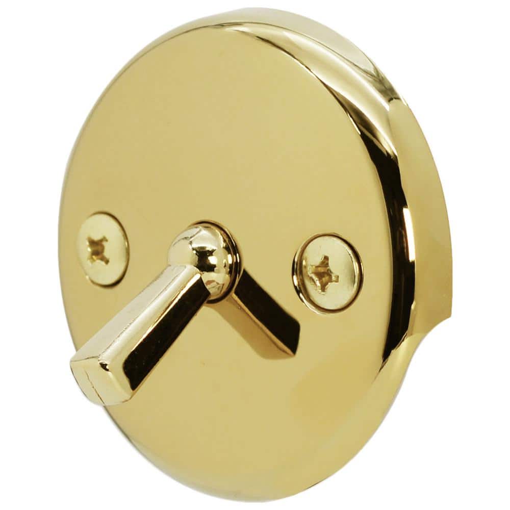 Westbrass Trip Lever Overflow Faceplate in Polished Brass (1)