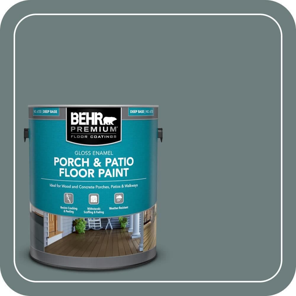 BEHR PREMIUM 1 gal. #N440-5 Coney Island Gloss Enamel Interior/Exterior Porch and Patio Floor Paint