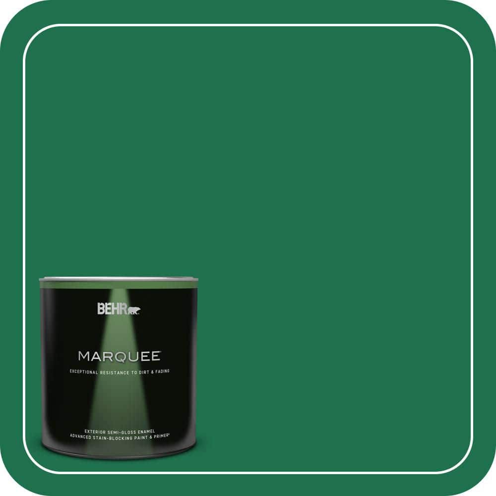 BEHR MARQUEE 1 qt. #470B-7 Climbing Ivy Semi-Gloss Enamel Exterior Paint & Primer