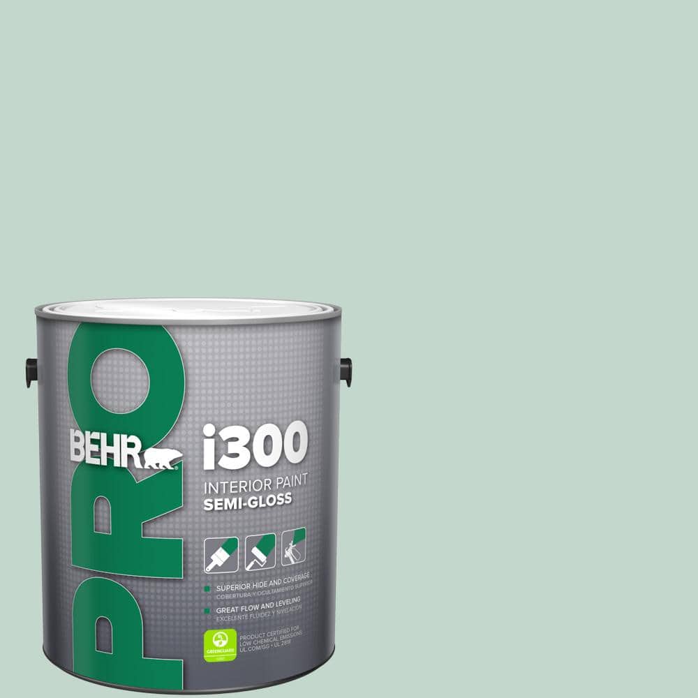 BEHR PRO 1 gal. #470E-3 Aqua Smoke Semi-Gloss Interior Paint