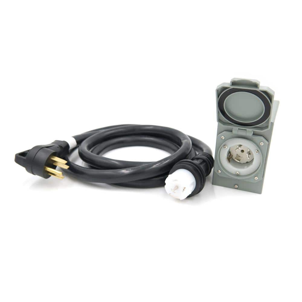 NATURE'S GENERATOR 50 Amp / 250-Volt NEMA CS6375 Inlet Box and 10 ft. Cable
