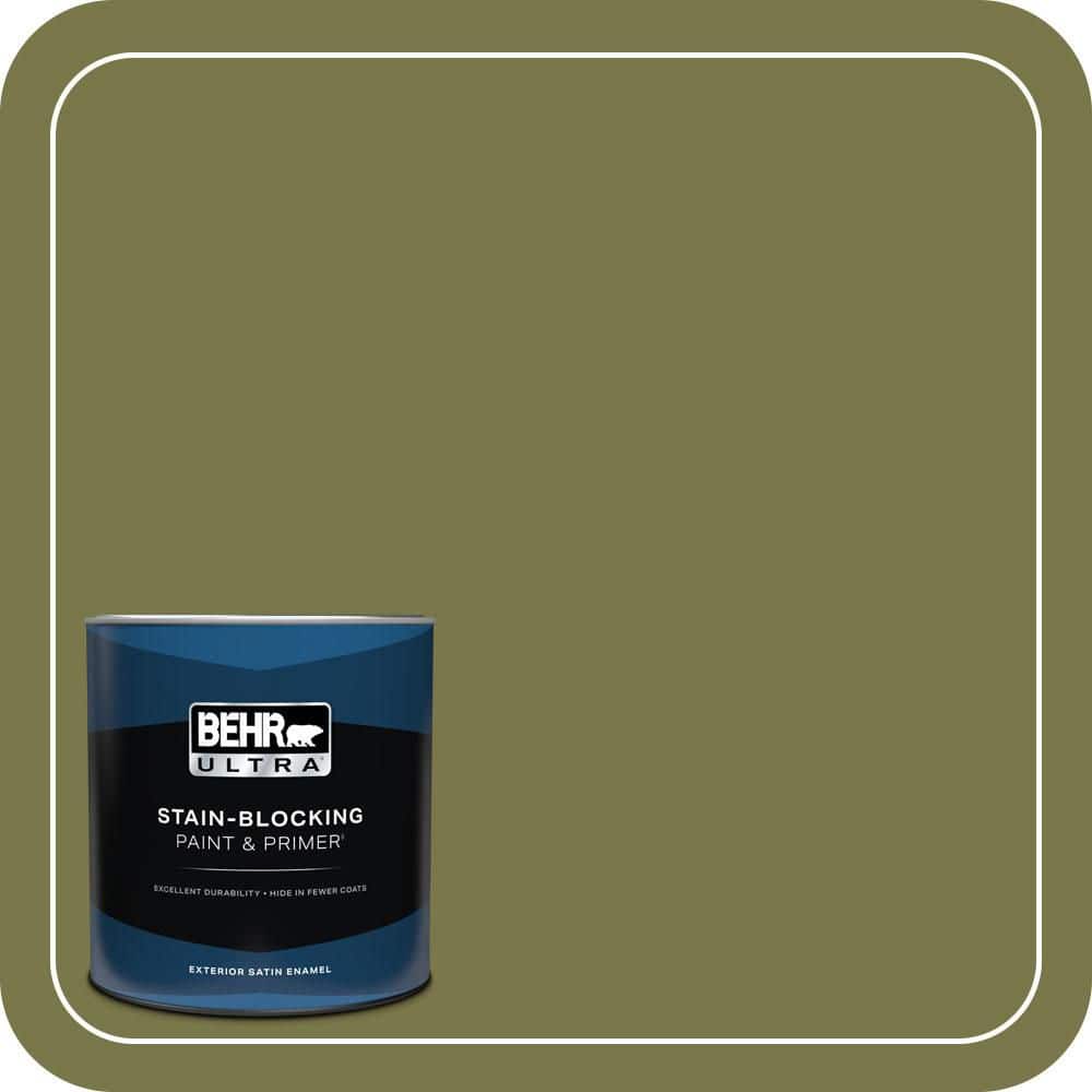 BEHR ULTRA 1 qt. #S340-7A Garnish Satin Enamel Exterior Paint & Primer
