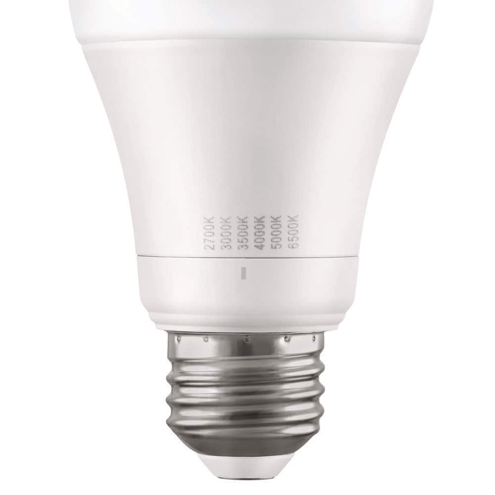 EcoSmart Universal Select 60-Watt Equivalent A19 Dimmable LED Light Bulb with Selectable Color Temperature (8-Pack) (4)