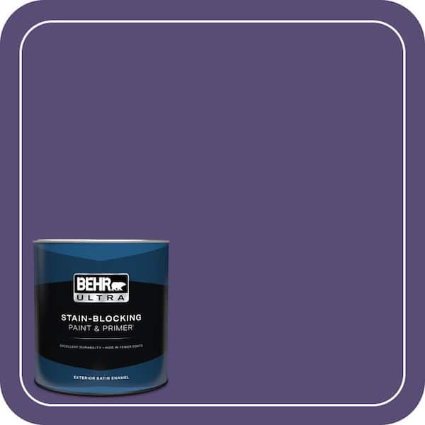 BEHR ULTRA 1 qt. #MQ5-42 Perpetual Purple Satin Enamel Exterior Paint & Primer (2)