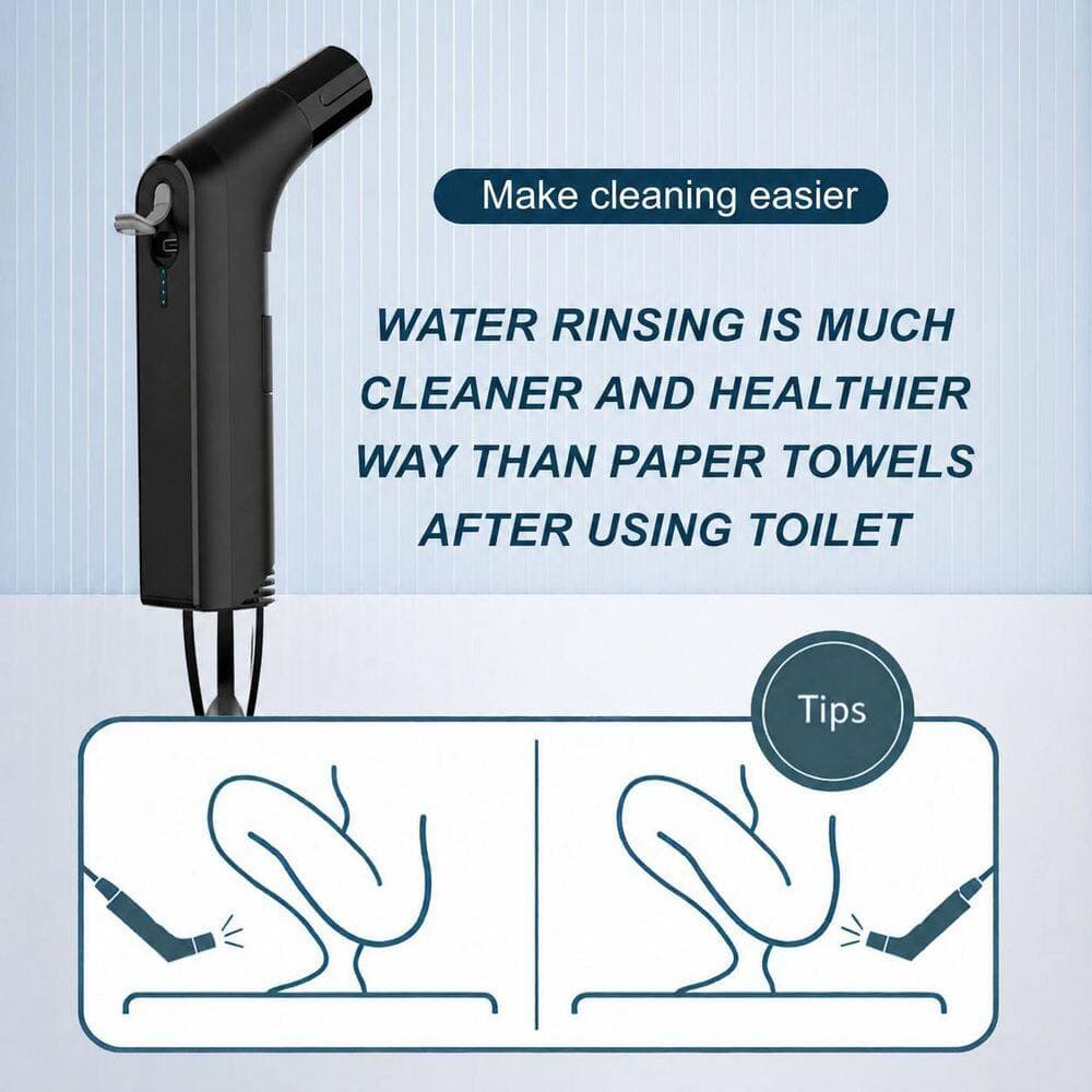 Anqtovp Electric Bidet Attachment with Portable Handheld Sprayer and 2.3L Water Container for Toilet Hygiene Cleaning (3)