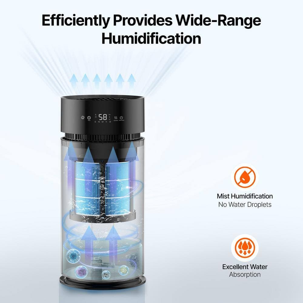 VEVOR Evaporative Humidifier Replacement Filter, 2-Pack, Compatible with 10 L Model BZT-242 Evaporative Humidifier (3)