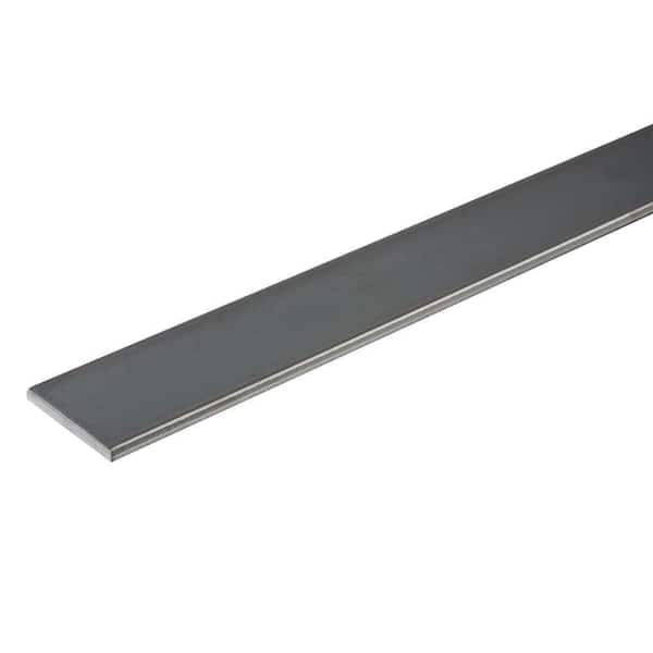 Everbilt 1-1/2 in. x 4 ft. - 3/16 in. Thick Plain Steel Flat Bar (2)