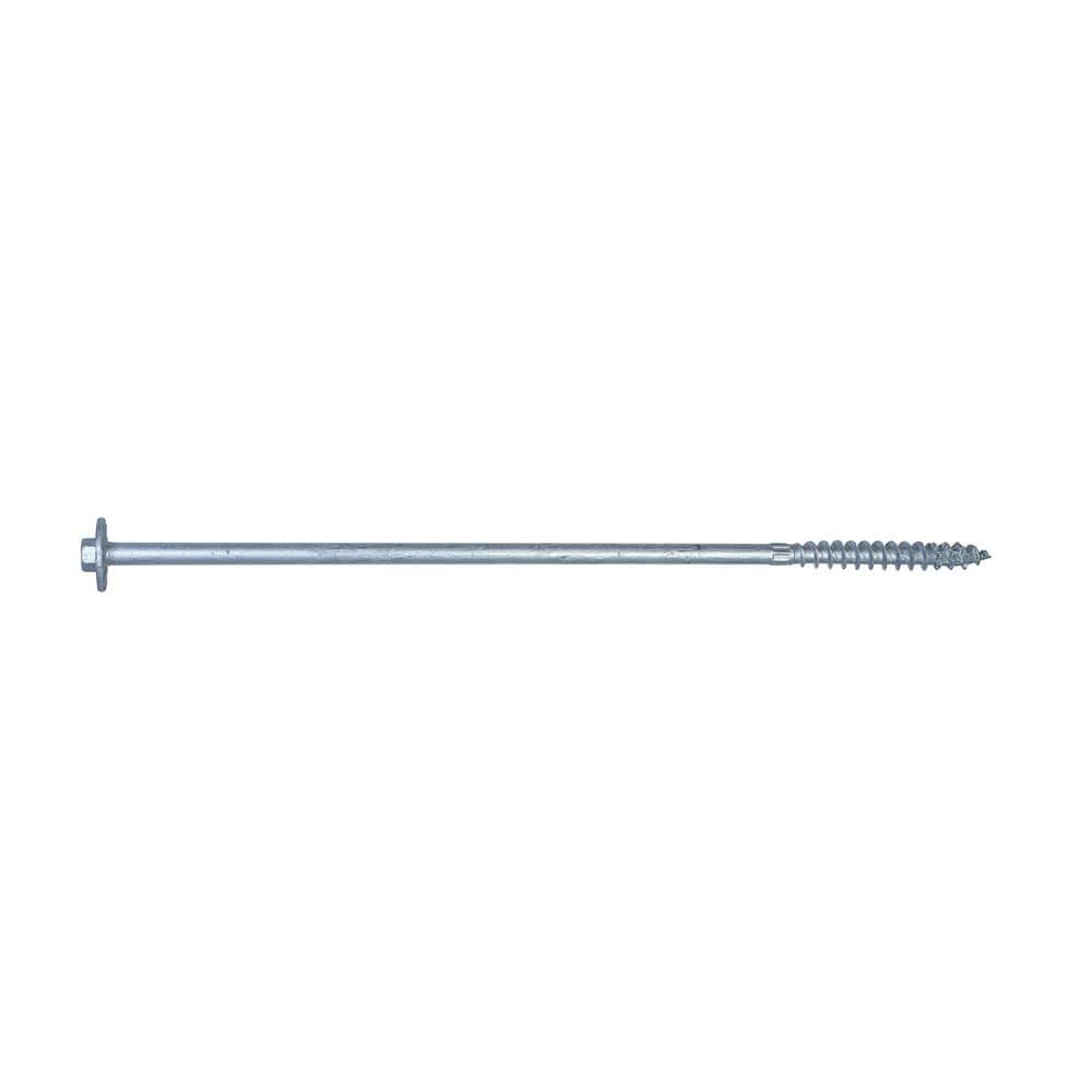 Simpson Strong-Tie 0.276 in. x 12 in. Strong-Drive SDWH Timber-Hex HDG Wood Screw (30-Pack) (2)