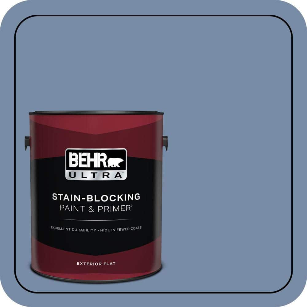 BEHR ULTRA 1 gal. #590F-5 Magic Spell Flat Exterior Paint & Primer