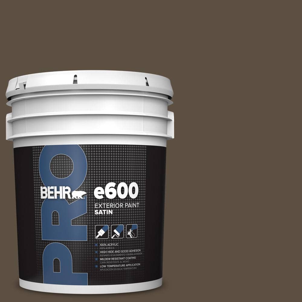 BEHR PRO 5 gal. #S-H-710 Dried Leaf Satin Exterior Paint