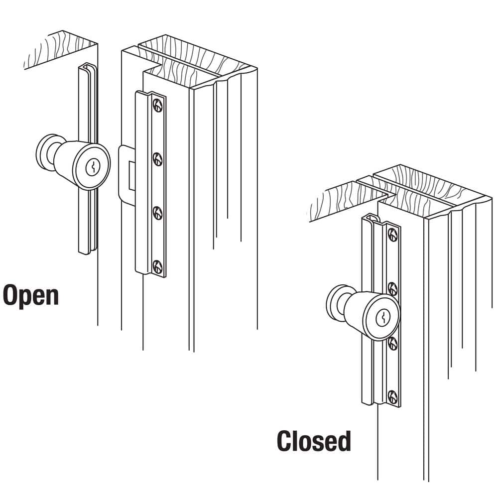 Prime-Line 12 in. Bright Brass Steel Constructed Latch Shield, For Swing-In Doors (1-set) (3)