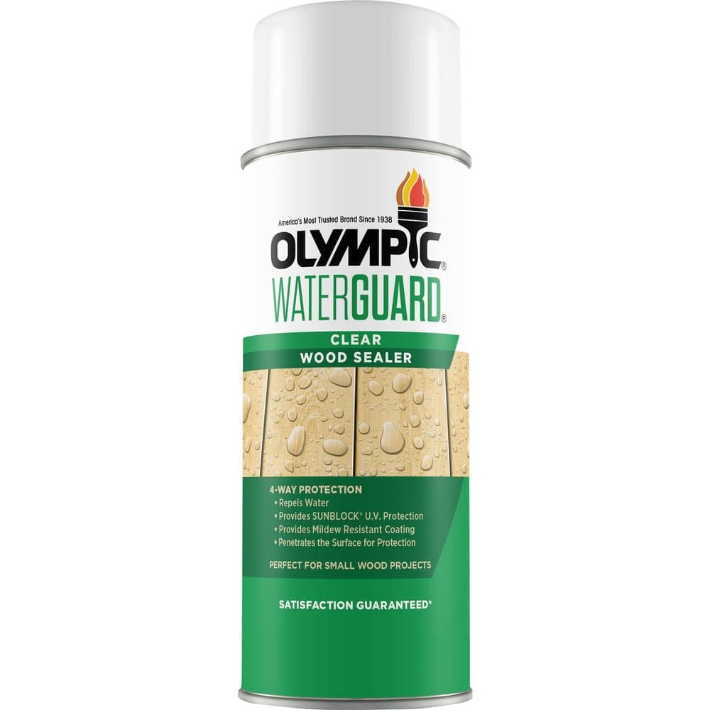 Olympic WaterGuard 11 oz, Clear Exterior Wood Sealer Spray