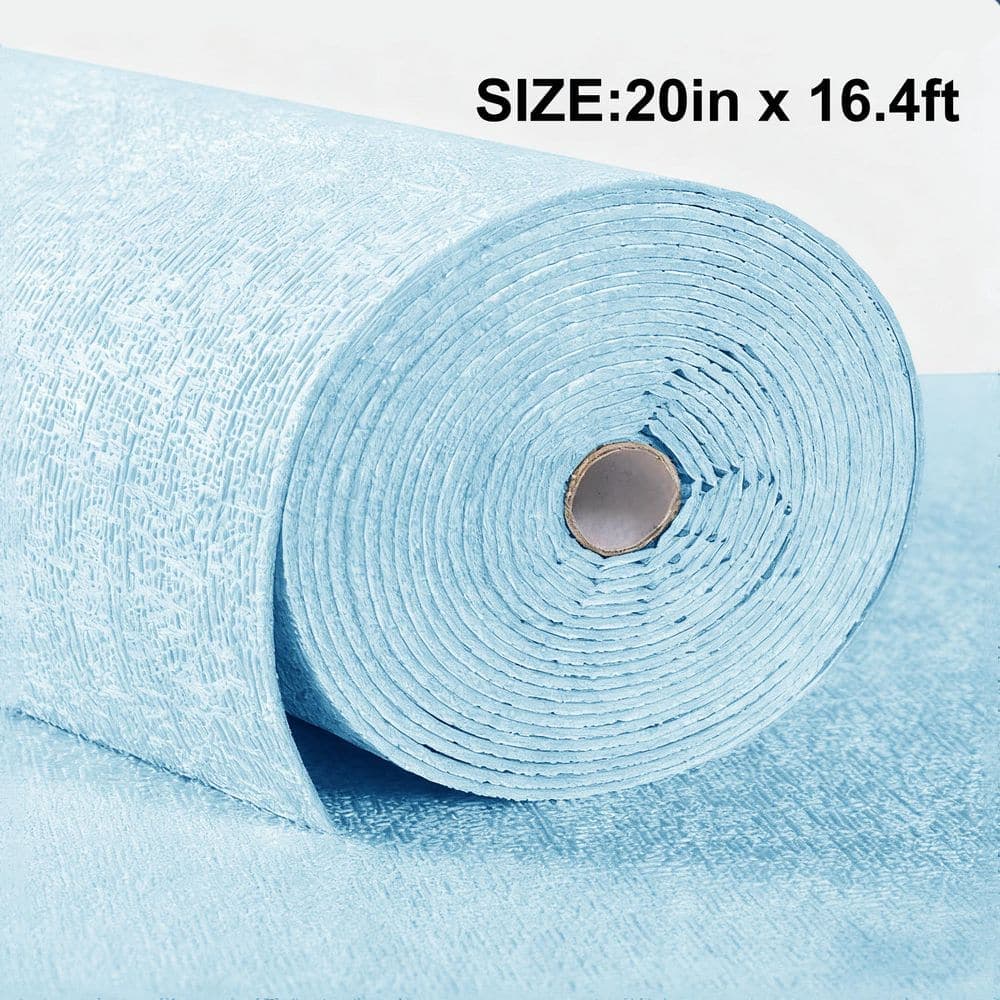 Wellco 19. 7 in. X 16. 4 ft. Thermal Insulation Wallpaper For Bedroom, Living Room, Blue (2)