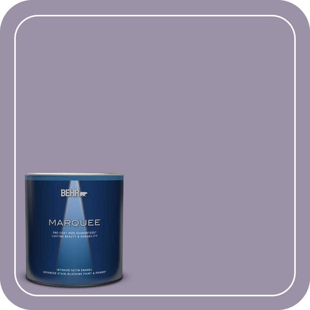 BEHR MARQUEE 1 qt. #650F-4 Delectable Satin Enamel Interior Paint & Primer