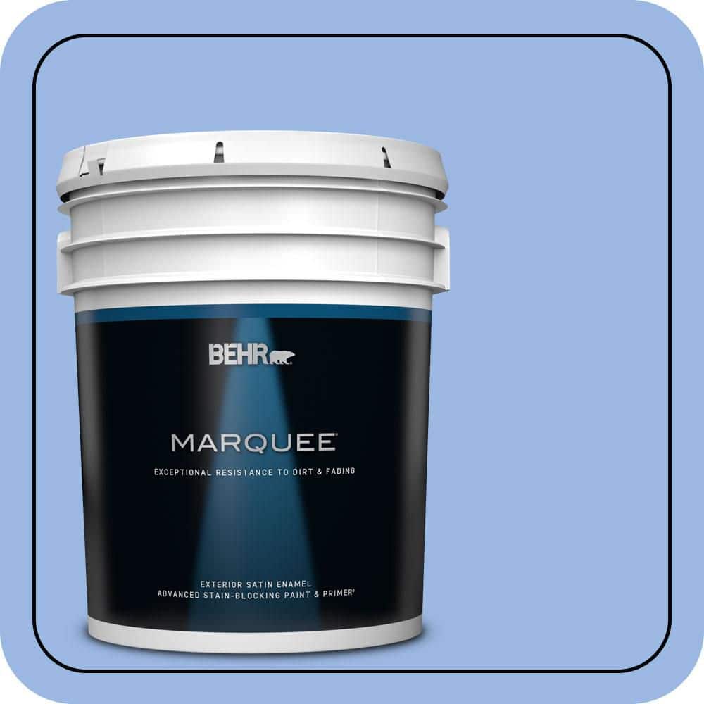 BEHR MARQUEE 5 gal. #P530-3 Honest Satin Enamel Exterior Paint & Primer