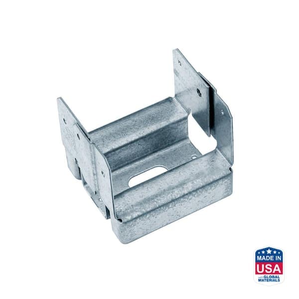 Simpson Strong-Tie ABA ZMAX Galvanized Adjustable Standoff Post Base for 4x4 Nominal Lumber (2)