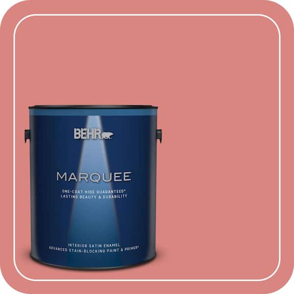 BEHR PREMIUM PLUS #M160-5 Pink Damask Enamel Low Odor & Primer (3)