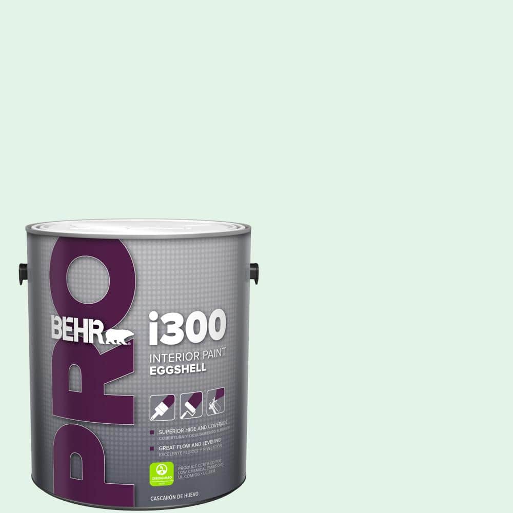 BEHR PRO 1 gal. #480C-1 Light Mint Eggshell Interior Paint