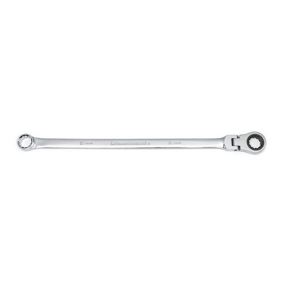 GEARWRENCH GearBox XL 12-Point Metric Flex-Head Double Box-End Ratcheting Wrench 21mm