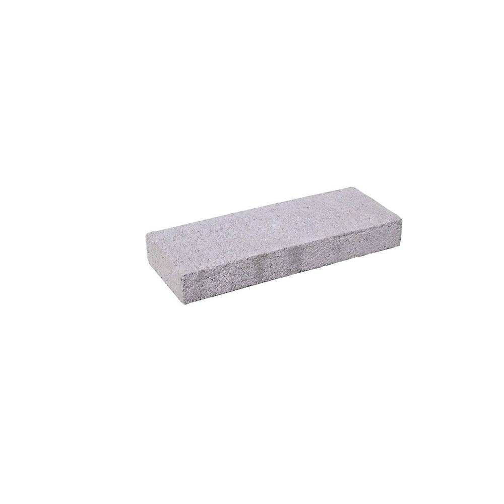 Angelus Block 6 in. x 2 in. x 16 in. Gray Concrete Top Cap